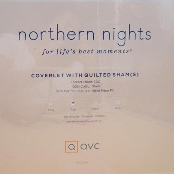 Northern Nights Coverlet Quilt Set - Chambray Blue - Picture 2 of 4